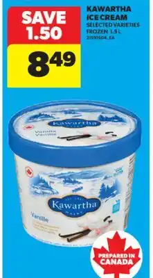 Real Canadian Superstore KAWARTHA ICE CREAM, 1.5 L offer