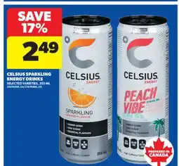 Real Canadian Superstore CELSIUS SPARKLING ENERGY DRINKS, 355 ML offer