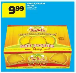 Real Canadian Superstore TINNEL'S JAMAICAN PATTIES, 1.12KG offer