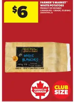 Real Canadian Superstore FARMER'S MARKET WHITE POTATOES offer