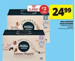 Real Canadian Superstore MILLIE MOON PACK DIAPERS, 54-108' S offer