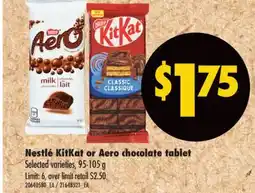 Real Canadian Superstore Nestlé KitKat or Aero chocolate tablet offer