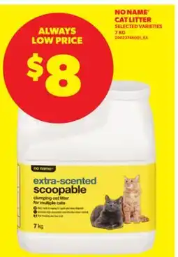 Real Canadian Superstore NO NAME CAT LITTER, 7 KG offer