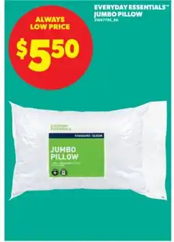 Real Canadian Superstore EVERYDAY ESSENTIALS JUMBO PILLOW offer