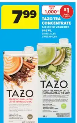 Real Canadian Superstore TAZO TEA CONCENTRATE, 946 ML offer