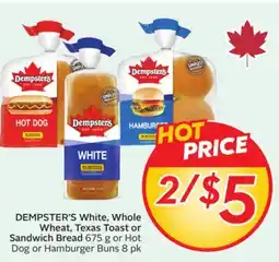 Sobeys White, Whole Wheat, Texas Toast or Sandwich Bread offer