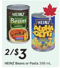 Sobeys Beans or Pasta offer