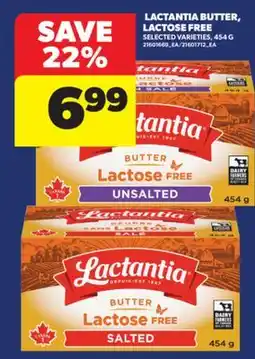 Real Canadian Superstore LACTANTIA BUTTER, LACTOSE FREE, 454 G offer