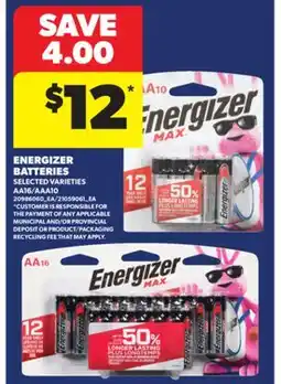 Real Canadian Superstore ENERGIZER BATTERIES offer