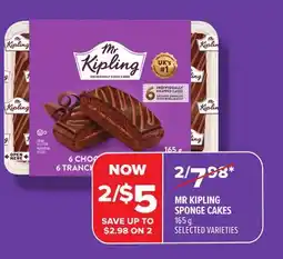 Metro MR KIPLING SPONGE CAKES offer