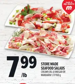Metro STORE MADE SEAFOOD SALADS offer