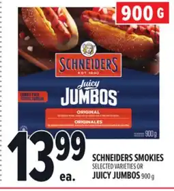 Metro SCHNEIDERS SMOKIES offer