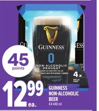 Metro GUINNESS NON-ALCOHOLIC BEER offer