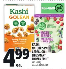 Metro KASHI, NATURE'S PATH CEREAL OR LIFE SMART FROZEN FRUIT offer