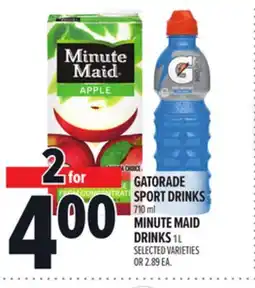 Metro GATORADE SPORT DRINKS offer