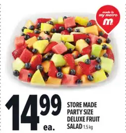 Metro STORE PARTY SIZE DELUXE FRUIT SALAD offer