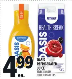 Metro OASIS REFRIGERATED JUICE offer