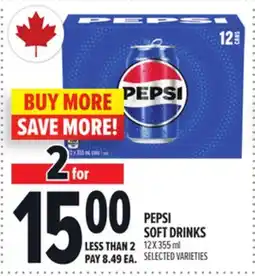 Metro PEPSI SOFT DRINKS offer
