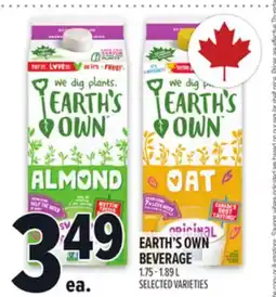 Metro EARTH'S OWN BEVERAGE offer