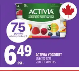 Metro ACTIVIA YOGOURT offer