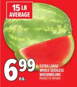Metro EXTRA LARGE WHOLE SEEDLESS WATERMELONS offer