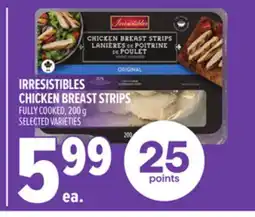 Metro IRRESISTIBLES CHICKEN BREAST STRIPS offer
