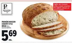 Metro PREMIÈRE MOISSON COUNTRY STYLE BREAD offer