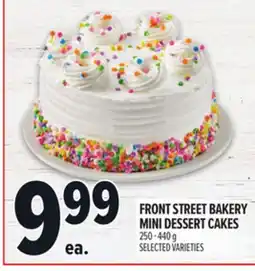 Metro FRONT STREET BAKERY MINI DESSERT CAKES offer