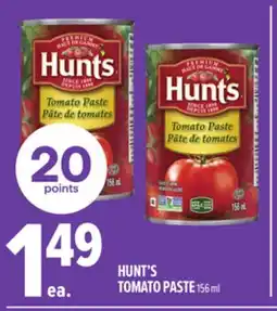 Metro HUNT'S TOMATO PASTE offer