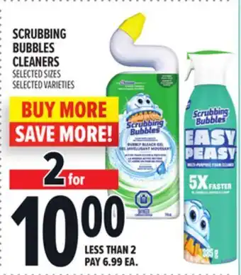 Metro SCRUBBING BUBBLES CLEANERS offer