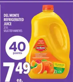 Metro DEL MONTE REFRIGERATED JUICE offer