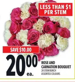 Metro ROSE AND CARNATION BOUQUET offer