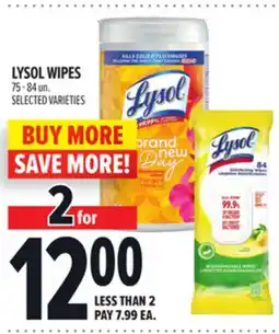 Metro LYSOL WIPES offer