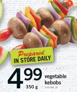 Fortinos VEGETABLE KEBOBS, 350 G offer