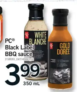Fortinos PC BLACK LABEL BBQ SAUCE, 350 mL offer