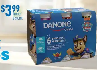 Fortinos DANINO 6 X 93ML offer
