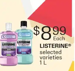 Fortinos LISTERINE , 1 L offer