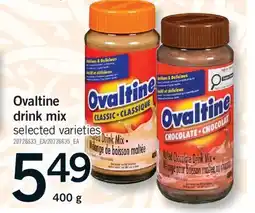 Fortinos OVALTINE DRINK MIX, 400 g offer