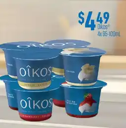 Fortinos OIKOS 4X 95-100ML offer