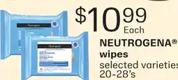 Fortinos NEUTROGENA WIPES, 20-28'S offer