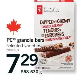 Fortinos PC GRANOLA BARS, 558-630 G offer