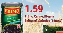 Fortinos PRIMO CANNED BEANS, 540ML offer