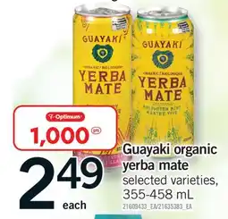 Fortinos GUAYAKI ORGANIC YERBA MATE, 355-458 ML offer