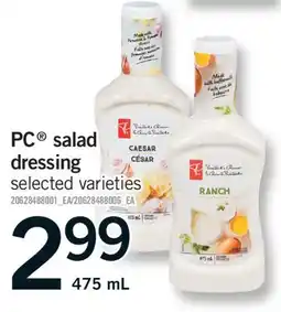 Fortinos PC SALAD DRESSING, 475 ML offer