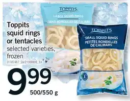 Fortinos TOPPITS SQUID RINGS OR TENTACLES, 500/550 G offer