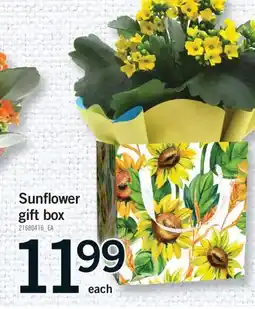 Fortinos SUNFLOWER GIFT BOX offer