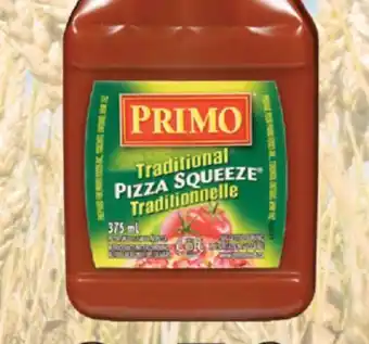 Fortinos PRIMO PIZZA SAUCE SQUEEZE, 375ML offer