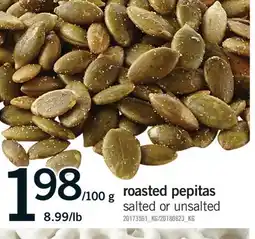 Fortinos ROASTED PEPITAS offer