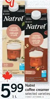 Fortinos NATREL COFFEE CREAMER, 1 L offer