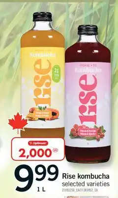 Fortinos RISE KOMBUCHA, 1 L offer